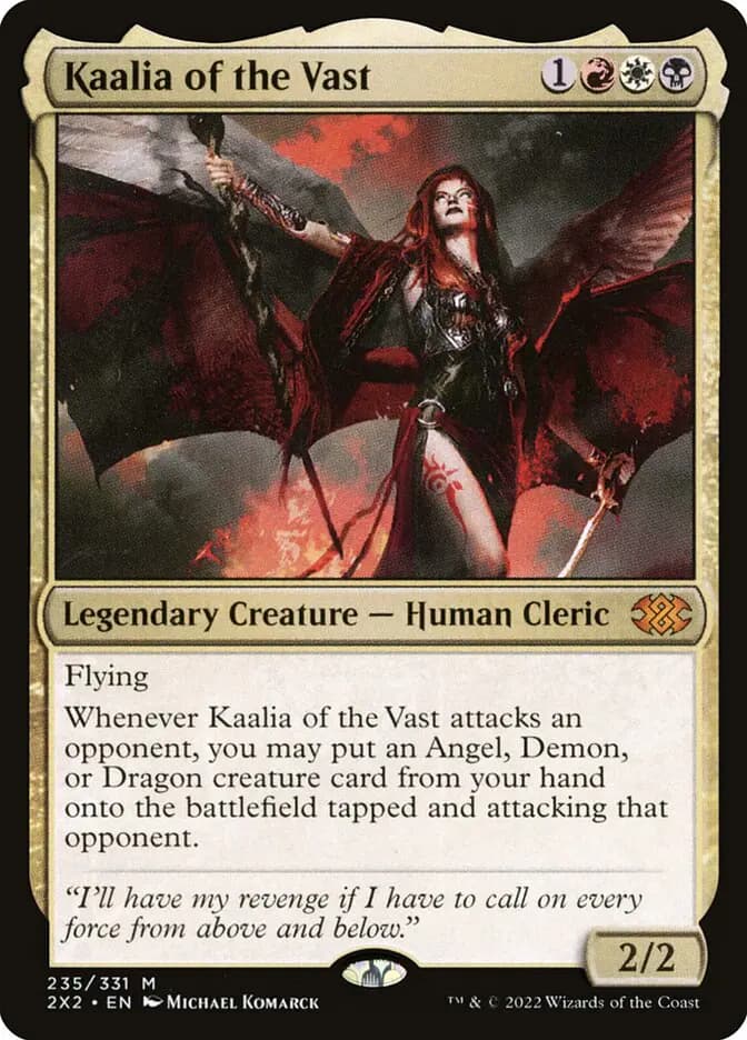 Card image of Kaalia of the Vast