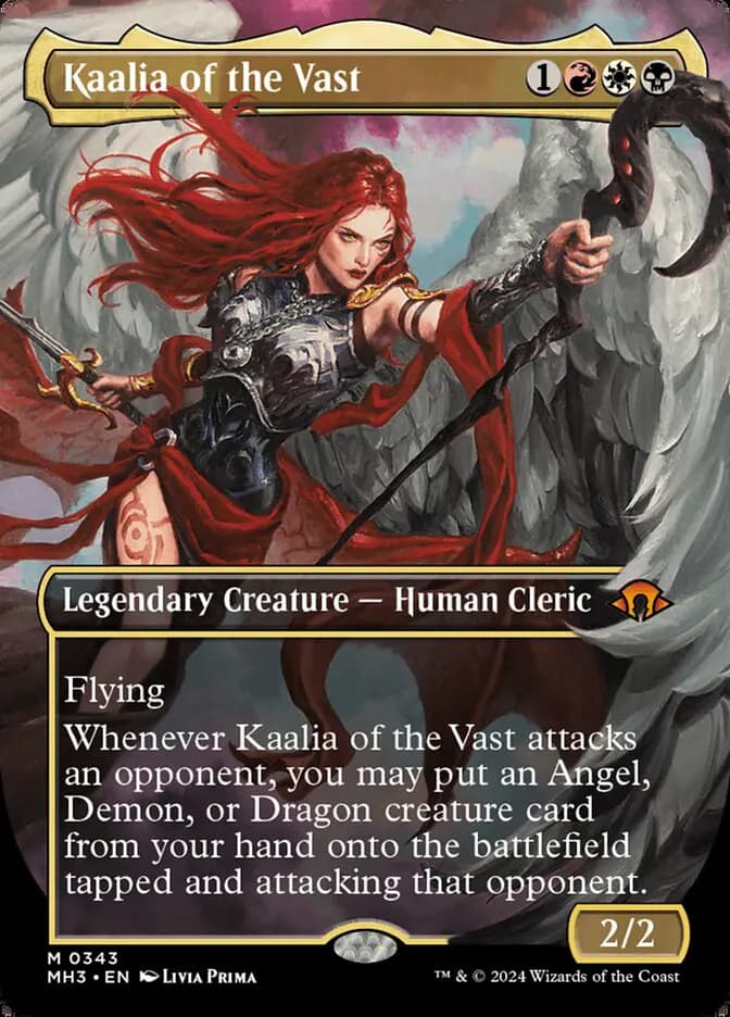 Card image of Kaalia of the Vast