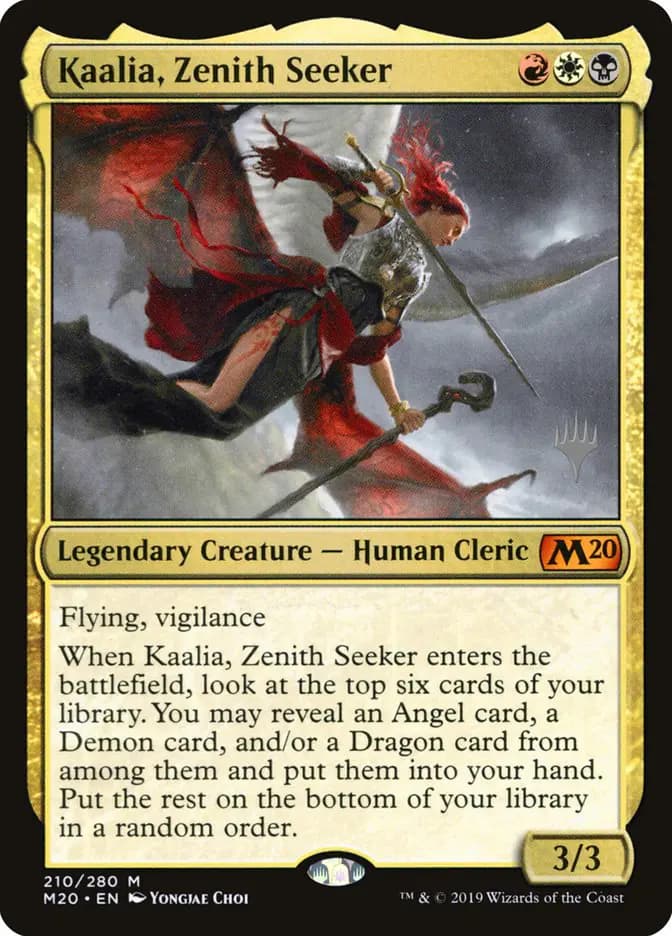 Card image of Kaalia, Zenith Seeker