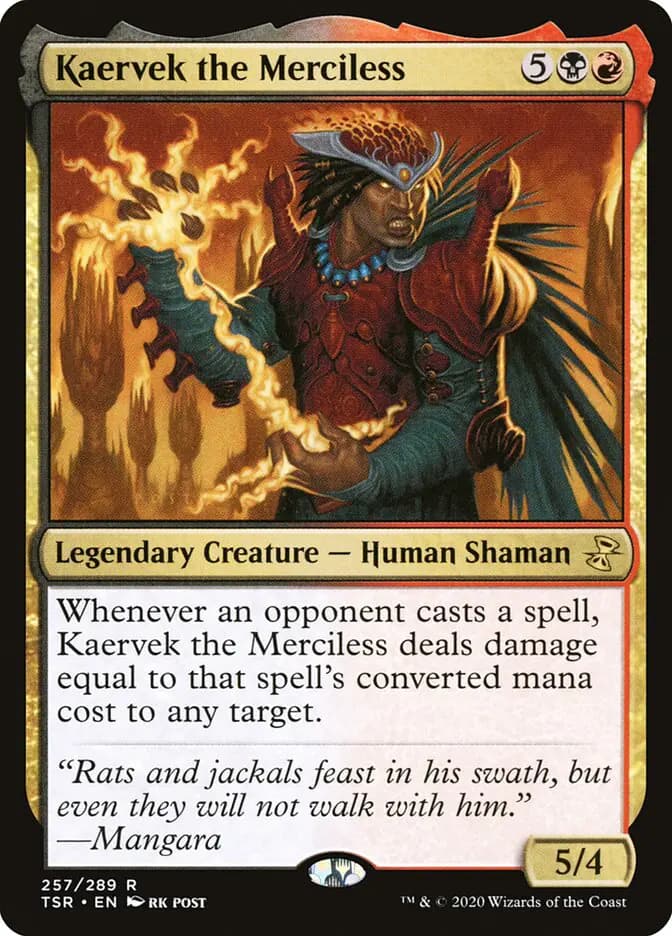 Card image of Kaervek the Merciless