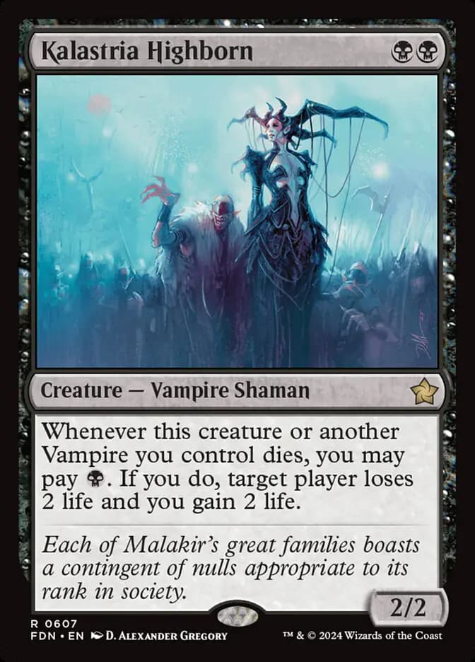 Card image of Kalastria Highborn