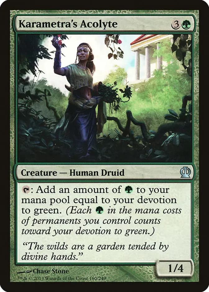 Card image of Karametra's Acolyte
