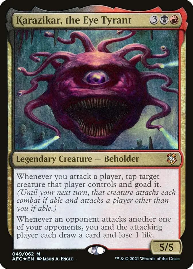 Card image of Karazikar, the Eye Tyrant