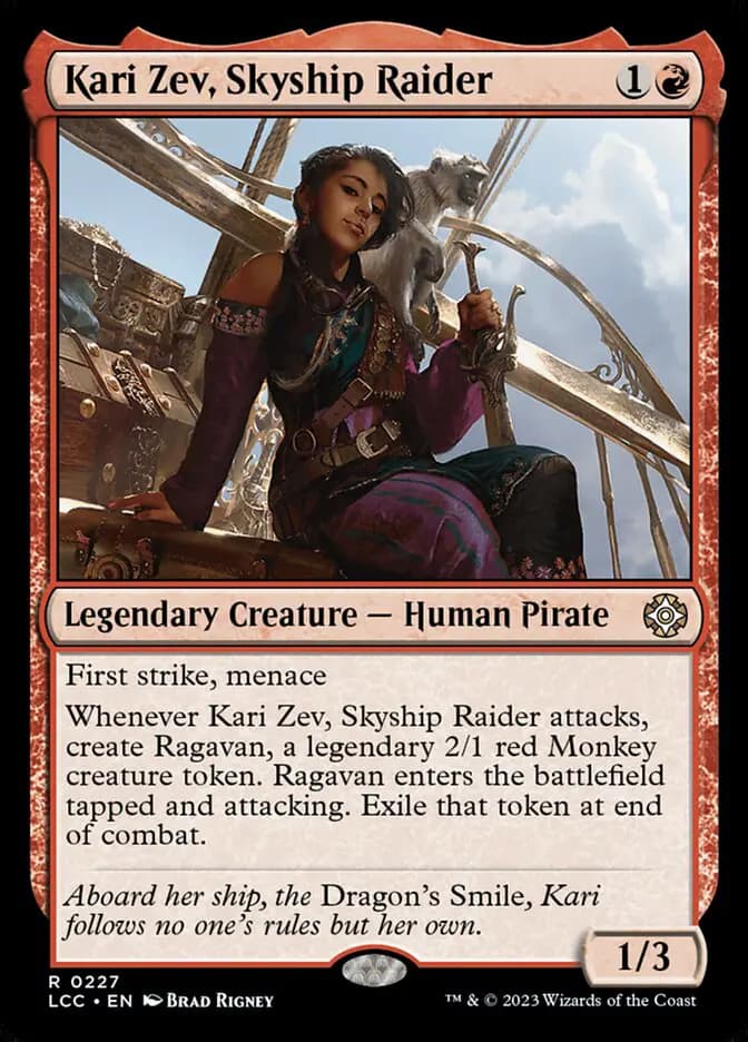 Card image of Kari Zev, Skyship Raider