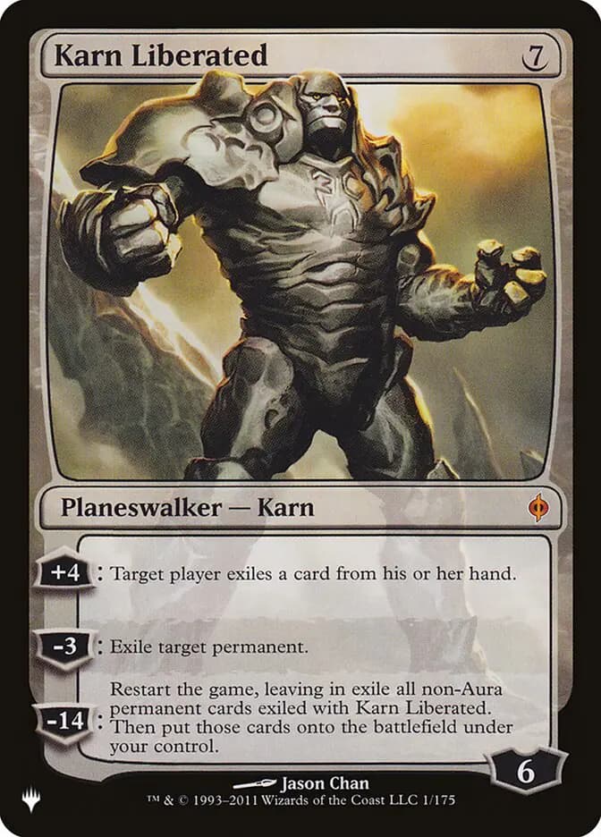 Card image of Karn Liberated