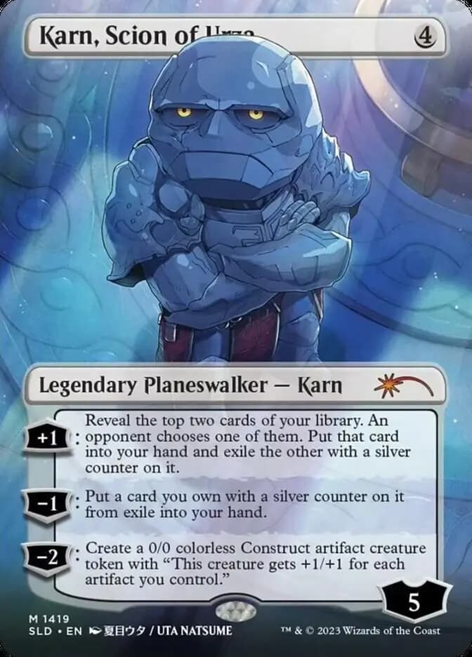 Card image of Karn, Scion of Urza