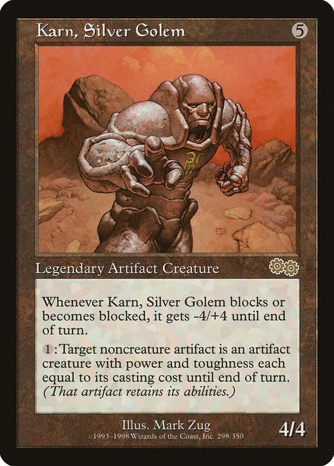 Card image of Karn, Silver Golem