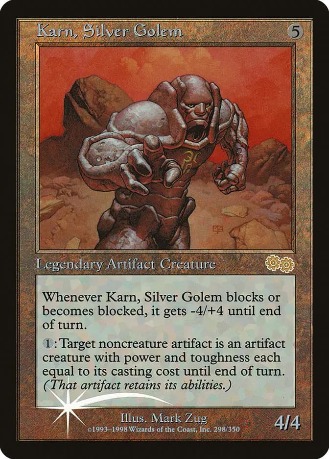 Card image of Karn, Silver Golem
