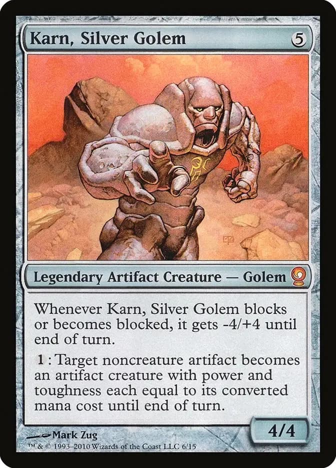 Card image of Karn, Silver Golem