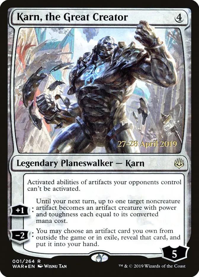 Card image of Karn, the Great Creator