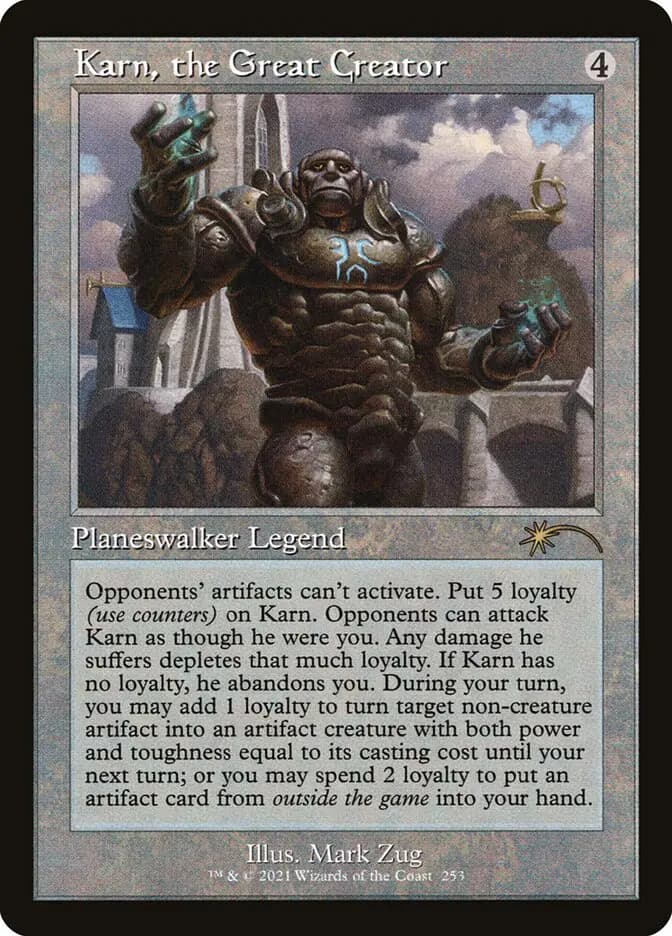 Card image of Karn, the Great Creator