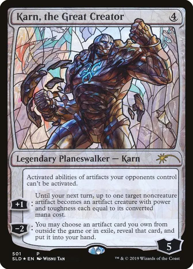 Card image of Karn, the Great Creator
