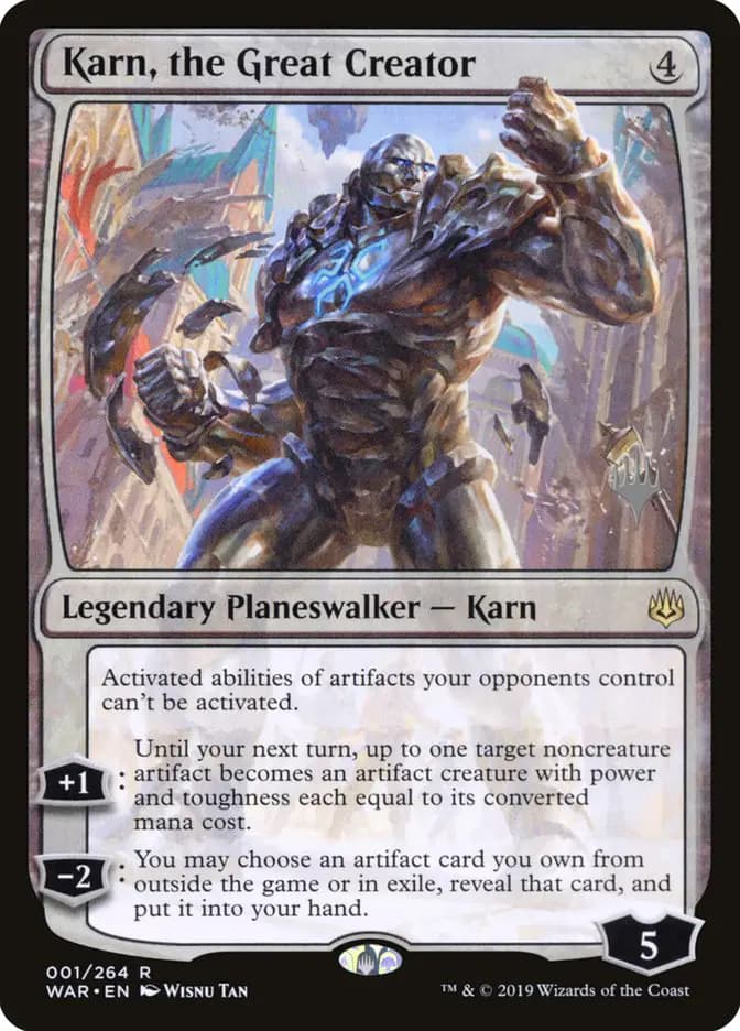 Card image of Karn, the Great Creator