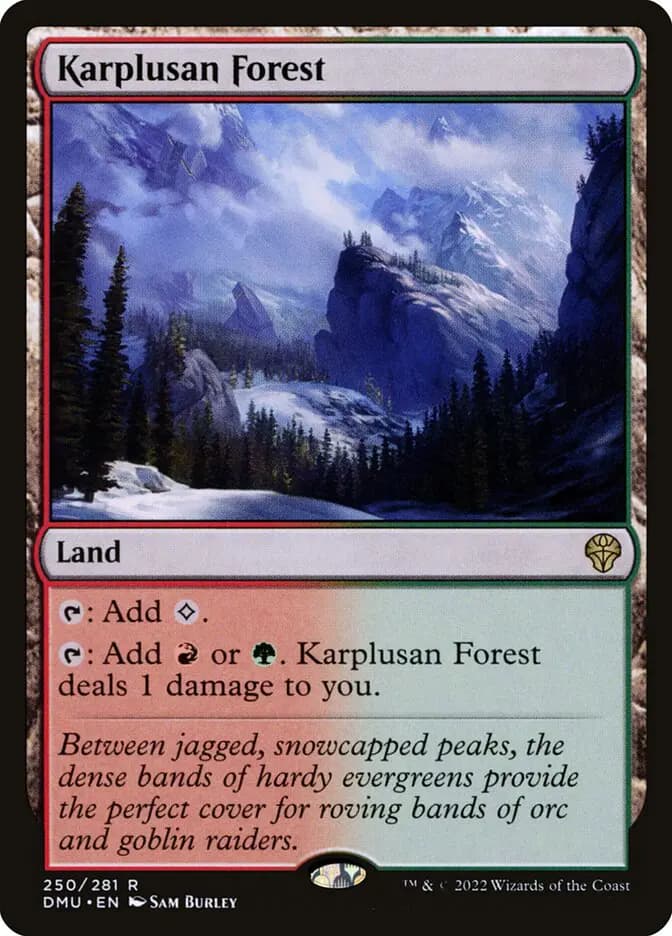 Card image of Karplusan Forest