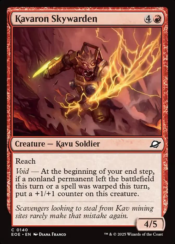 Card image of Kavaron Skywarden