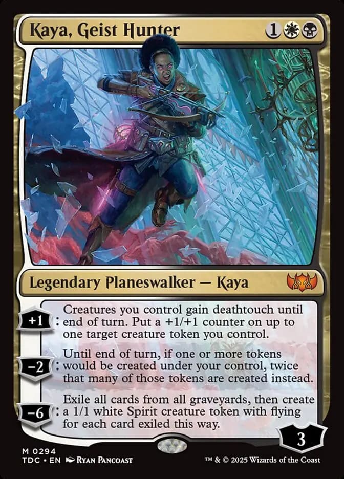 Card image of Kaya, Geist Hunter