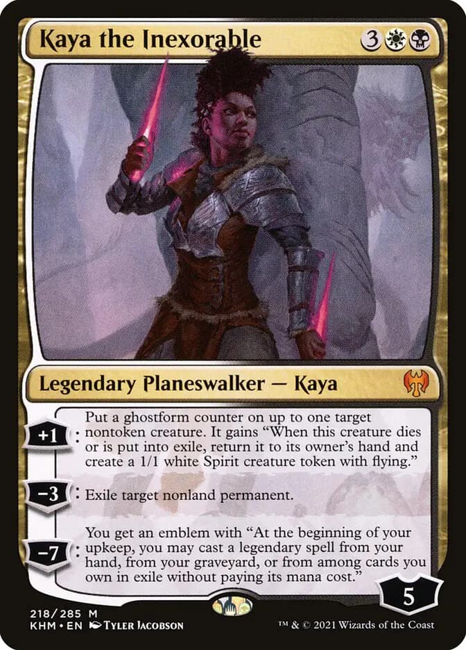 Card image of Kaya the Inexorable