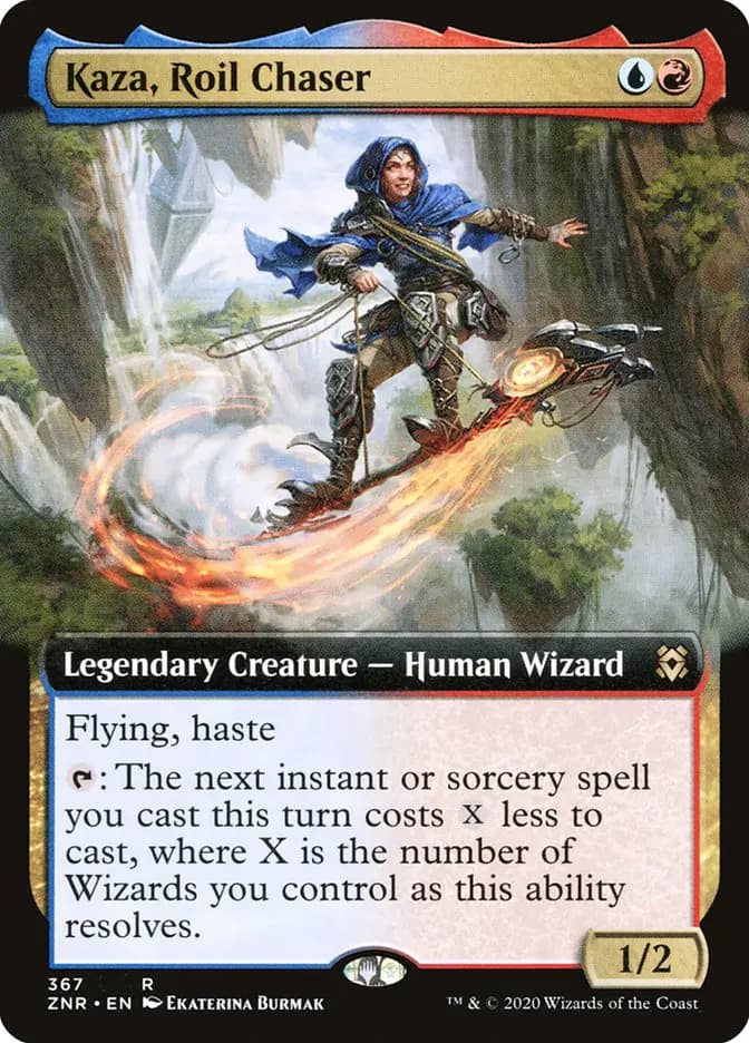 Card image of Kaza, Roil Chaser