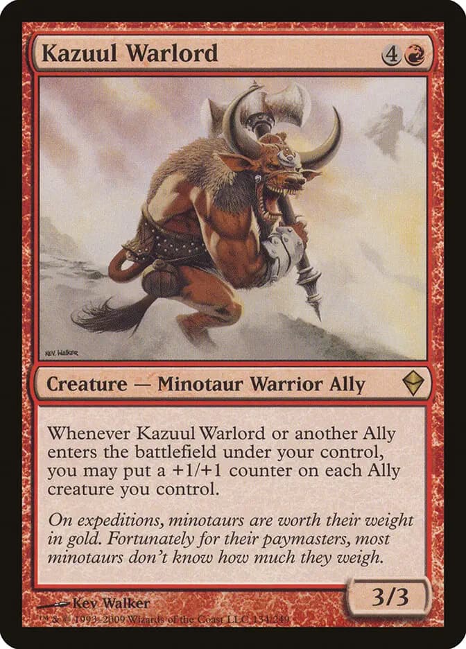 Card image of Kazuul Warlord