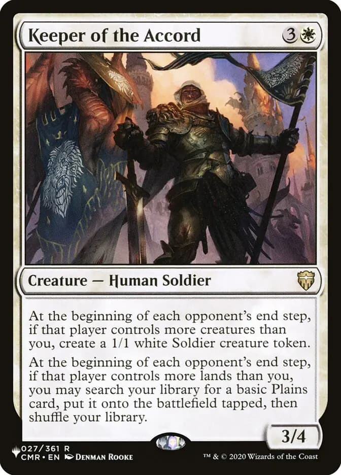 Card image of Keeper of the Accord
