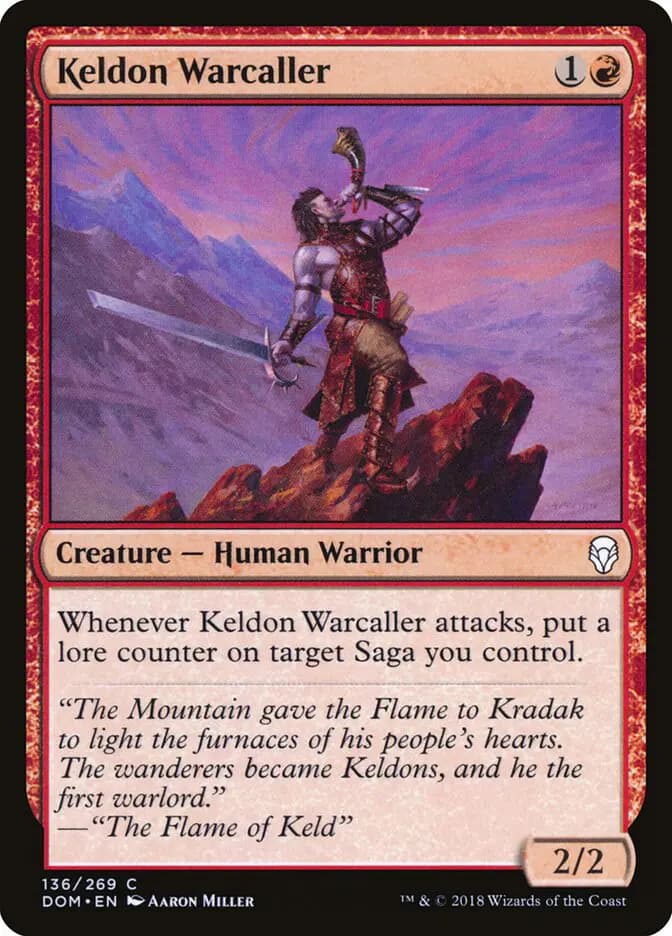 Card image of Keldon Warcaller
