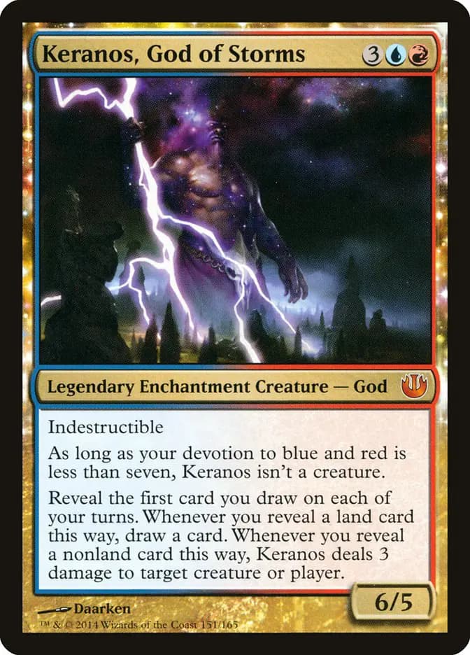 Card image of Keranos, God of Storms