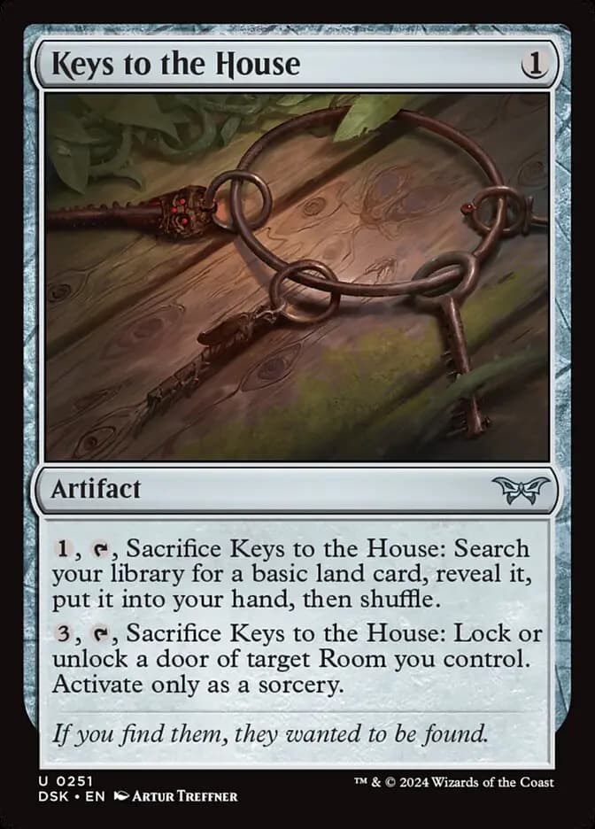 Card image of Keys to the House