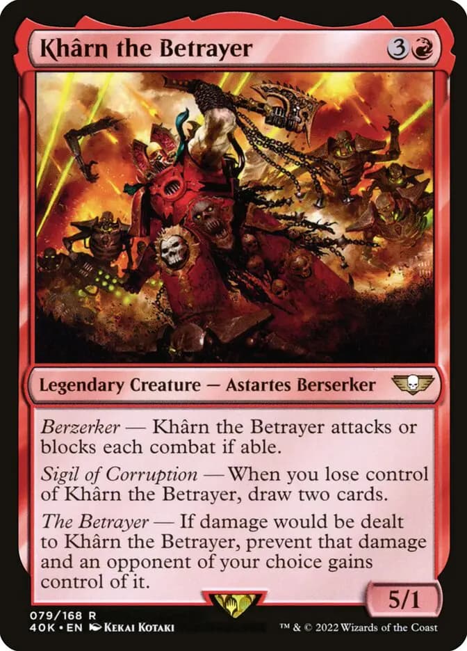 Card image of Khârn the Betrayer