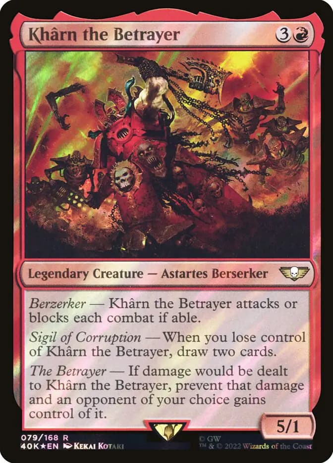 Card image of Khârn the Betrayer