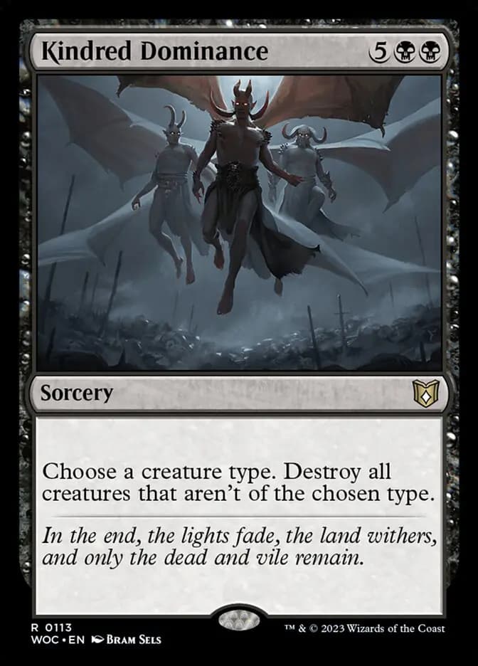 Card image of Kindred Dominance