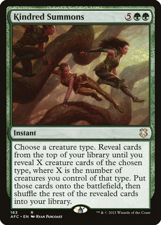 Card image of Kindred Summons