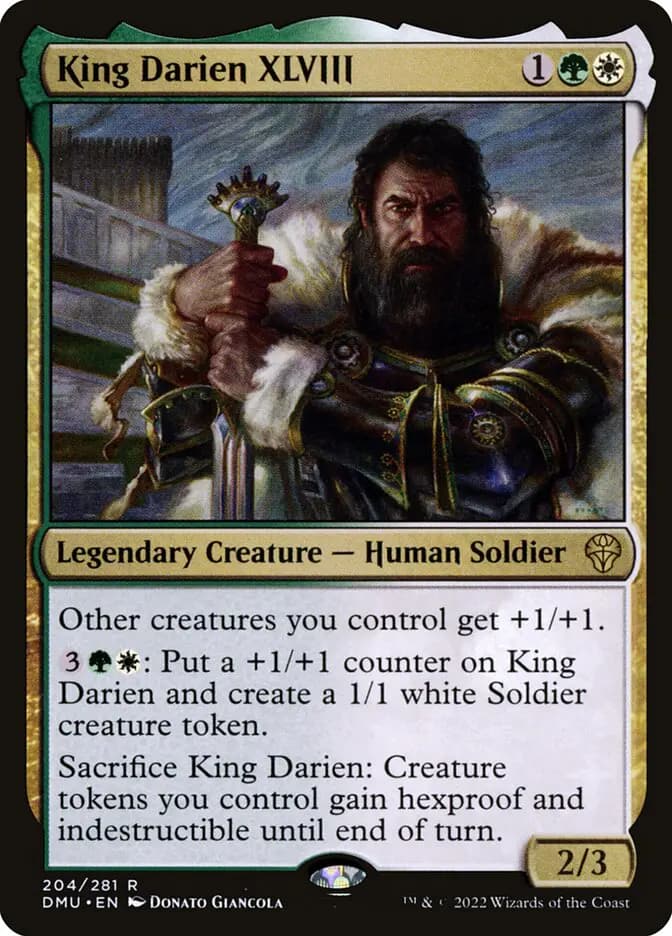 Card image of King Darien XLVIII