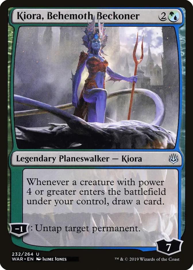 Card image of Kiora, Behemoth Beckoner