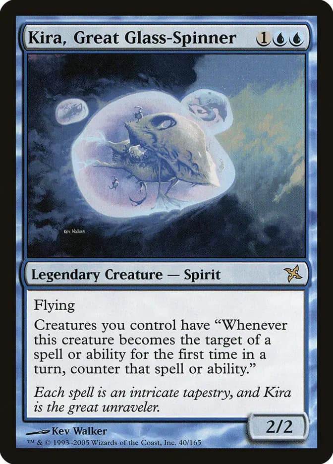 Card image of Kira, Great Glass-Spinner