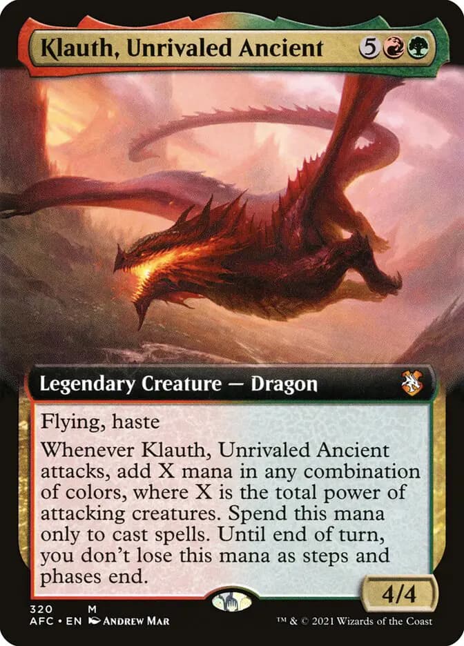 Card image of Klauth, Unrivaled Ancient