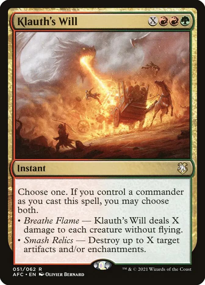 Card image of Klauth's Will