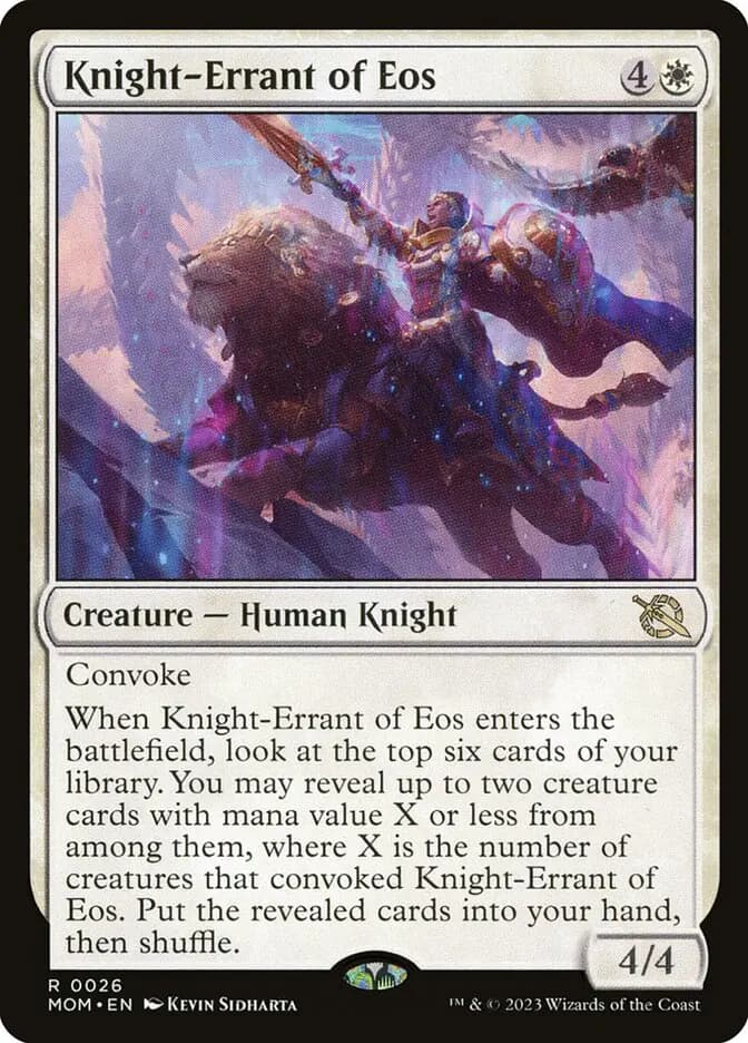 Card image of Knight-Errant of Eos