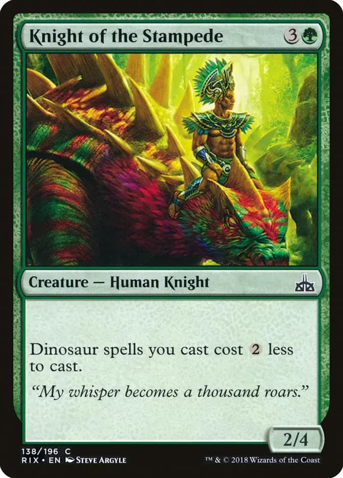 Card image of Knight of the Stampede