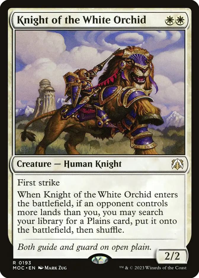 Card image of Knight of the White Orchid