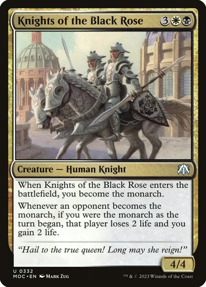 Card image of Knights of the Black Rose