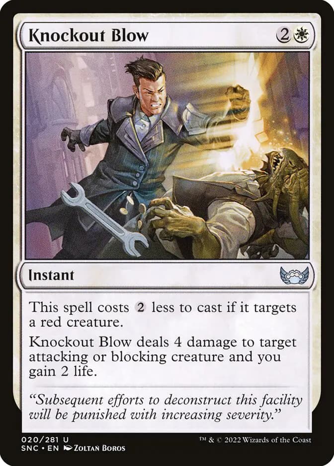 Card image of Knockout Blow