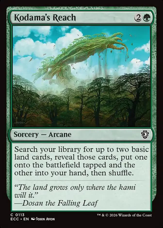 Card image of Kodama's Reach