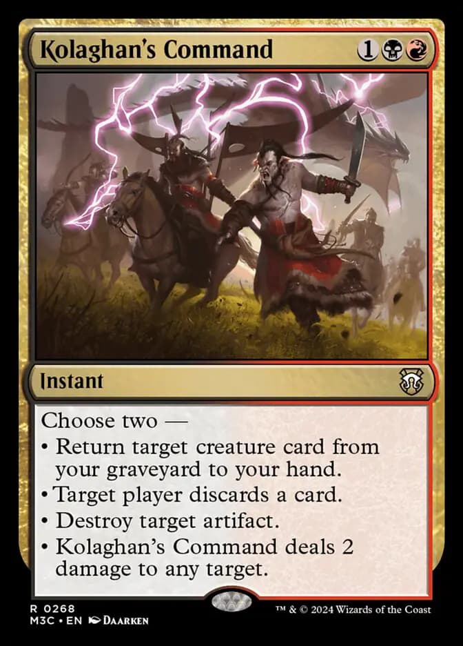 Card image of Kolaghan's Command