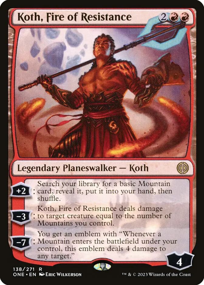 Card image of Koth, Fire of Resistance