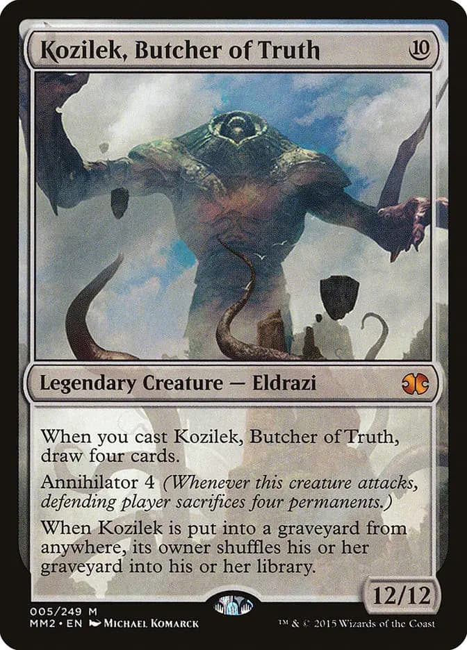 Card image of Kozilek, Butcher of Truth