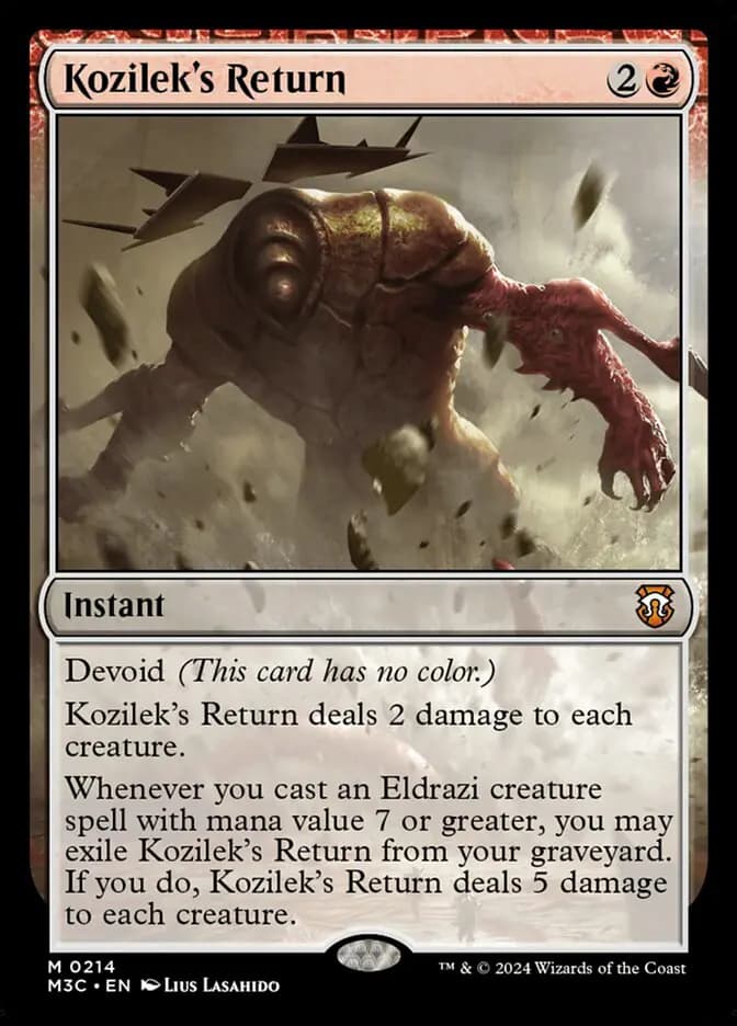 Card image of Kozilek's Return