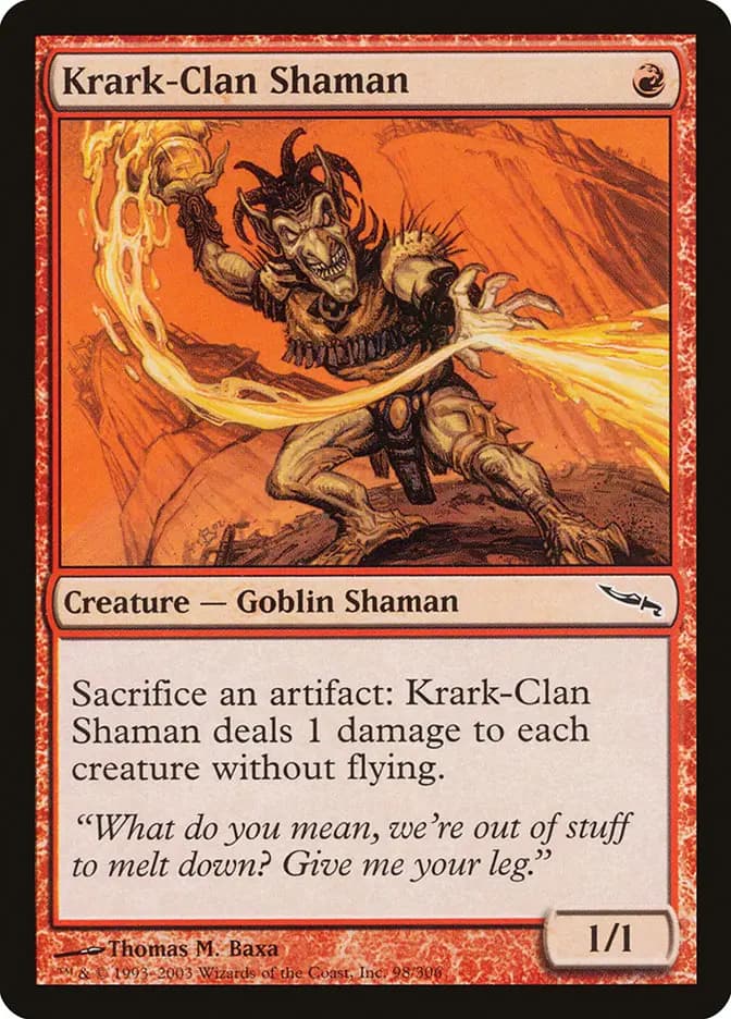 Card image of Krark-Clan Shaman