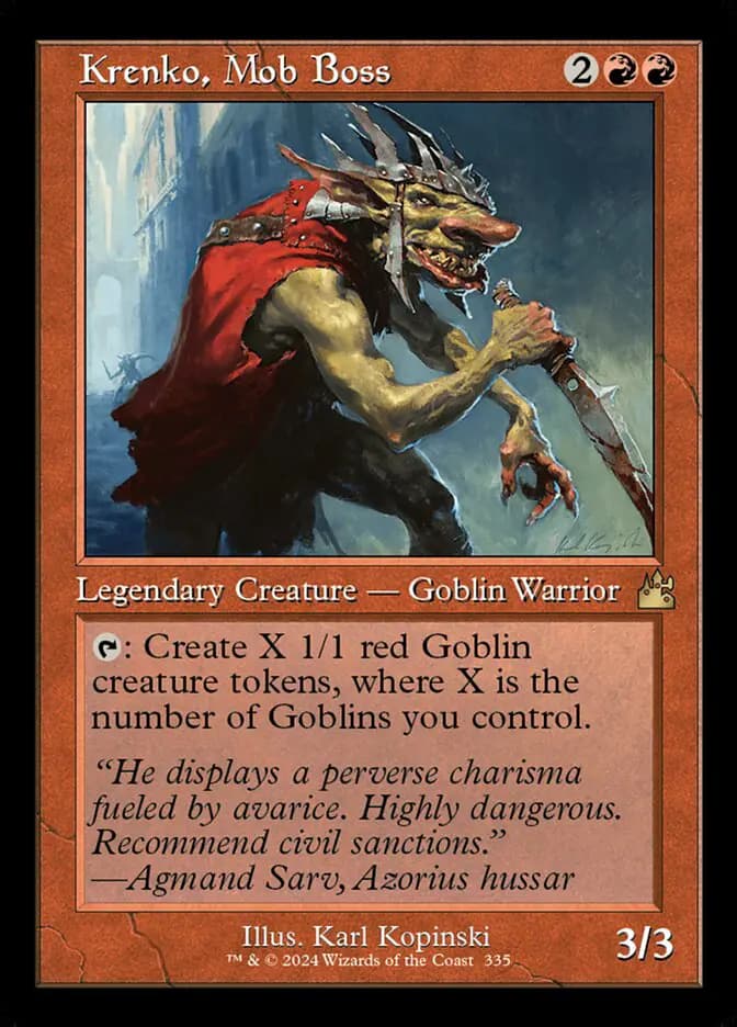 Card image of Krenko, Mob Boss