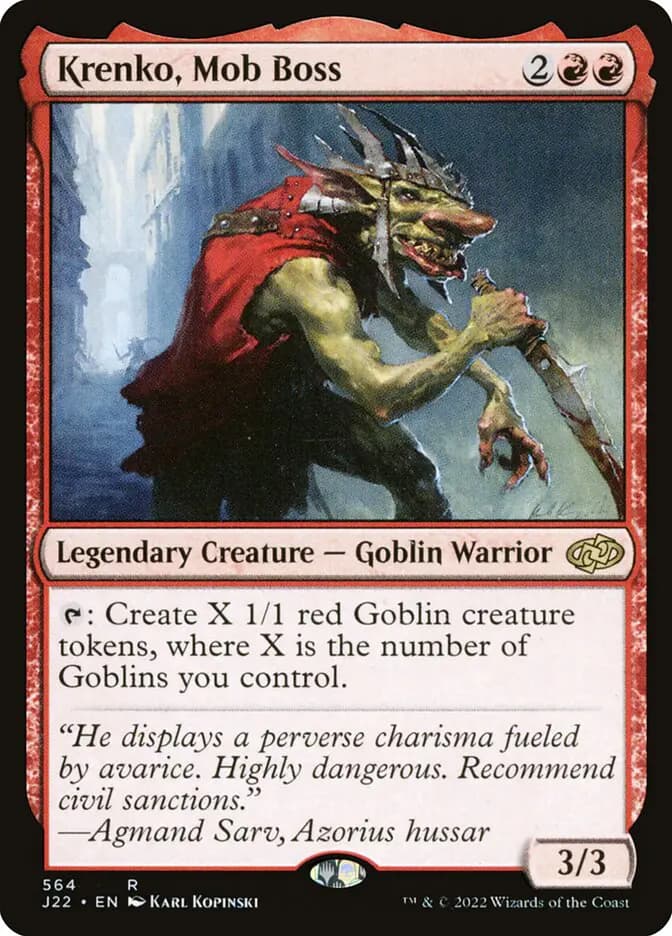 Card image of Krenko, Mob Boss