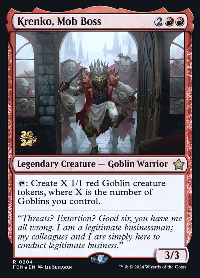 Card image of Krenko, Mob Boss